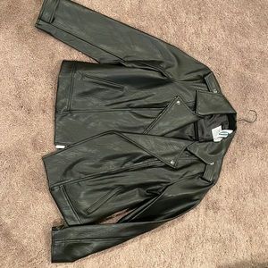 NWT Old Navy Faux Leather Jacket (M)